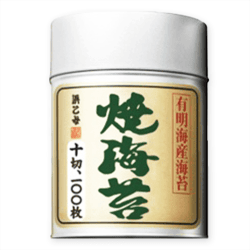 焼きのり有明100丸缶※賞味期限:2026/07/31