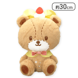 【タイニーチャム】ハローキティ きらきらおやつタイムBIGぬいぐるみ