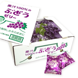 果汁100%ゼリーBOXパウチぶどう※賞味期限:2025/11/29
