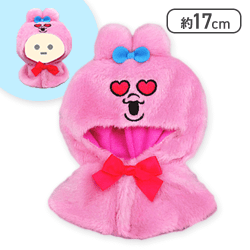 【ハート】おぱんちゅうさぎ ぬいぐるみポンチョ