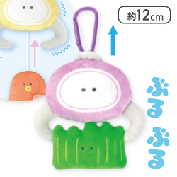 【単品配送不可】【ばらん】つぶらな瞳のお弁当箱 ぶるぶるくれーんげーむ