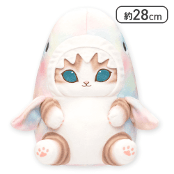 【パステルマーブル】mofusandパステルサメにゃんBIGぬいぐるみ