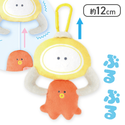 【単品配送不可】【たこさんういんなー】つぶらな瞳のお弁当箱 ぶるぶるくれーんげーむ