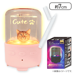 【ピンク】ライトアップミニスピーカー