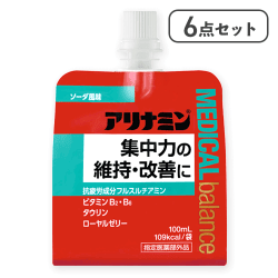 【6点セット】メディカルバランス ソーダ風味※賞味期限:2027/09/30