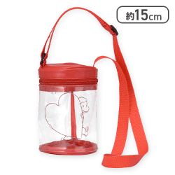 【あか】おさるのジョージ プレミアムおでかけクリアショルダー