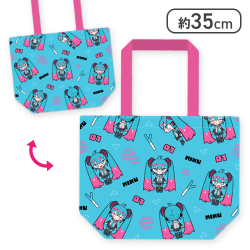 【水色】初音ミク×寺田てら 描き下ろしトートバッグ