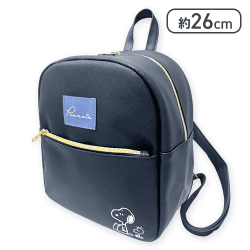 【ネイビー】スヌーピー PVCミニリュックサック2