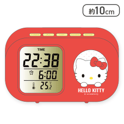 【ハローキティ】ハローキティ・ポチャッコ ラバーマスコットクロック