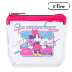 【ミニー】ミッキー&フレンズ クリアミニポーチ 〜SUMMER POP〜