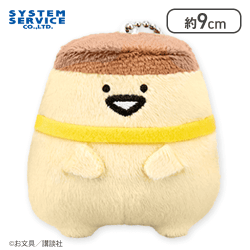 【プリンさん】お文具といっしょ リボンマスコットキーチェーン