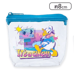 【ドナルド】ミッキー&フレンズ クリアミニポーチ 〜SUMMER POP〜