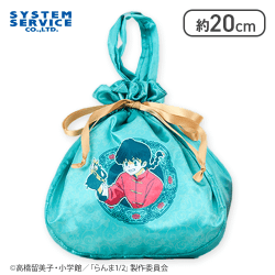 【早乙女乱馬】らんま1/2 サテン巾着バッグ
