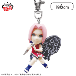 【春野サクラ】NARUTO-ナルト- フィギュアキーホルダー〜うちはサスケ・春野サクラ〜