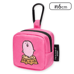 【ギョニソ】ナガノキャラクターズ カラビナ付き刺繍スクエアポーチ