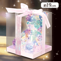 【ピンク】オーロラカラーイルミネーションクマライト