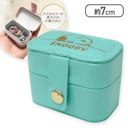 【ミントグリーン】スヌーピー ジュエリーミニケースぷち