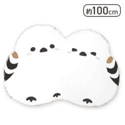 シマエナガ ダイカットBIGフロアマット