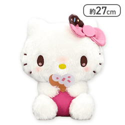 【ハローキティ】mikko×Sanrio characters ドーナツデザインBIGぬいぐるみ1