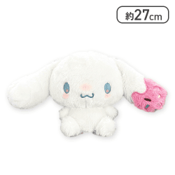 【シナモロール】mikko×Sanrio characters ドーナツデザインBIGぬいぐるみ1