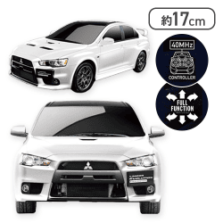 【ホワイト】RC 三菱ランエボ ファイナルエディション (0061)