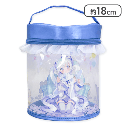【ブルー】初音ミク クリアバニティポーチ SNOW MIKU〜雪ミク スカイタウンver.〜