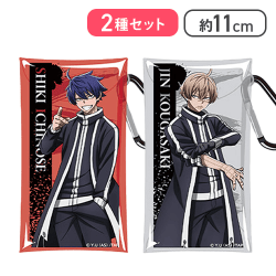 【一ノ瀬四季&皇后崎迅】『桃源暗鬼』 カラビナ付きクリアケース1