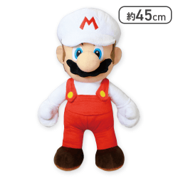 【ファイアマリオ】スーパーマリオ 特大サイズぬいぐるみ マリオ