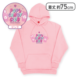 【ピンク】モンチッチ スウェットパーカー