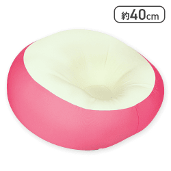 【ピーチピンク】KELLYラウンドクッション7