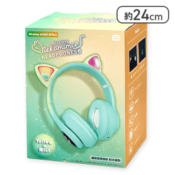 【イエロー×ミントグリーン】ワイヤレス猫耳ヘッドフォン6