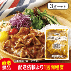 【3点セット】 山形三元豚のポークジンジャー:直送