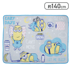 ミニオン プラチナムザッカfuwa&hugブランケット