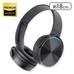 【ブラック】EDGE SOUND ワイヤレスヘッドフォン 4