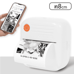 【ホワイト】ミニプリンターSugar