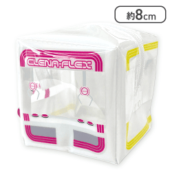 【CLENA-FLEX(ピンク)】クレナフレックスキューブポーチ