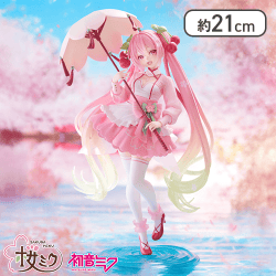 桜ミク AMP+ フィギュア~桜ドレスver.~