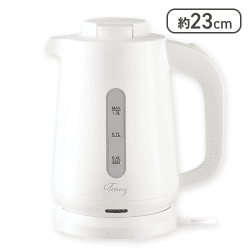 【ホワイト】TEANY 電気ケトル