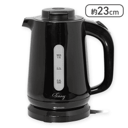 【ブラック】TEANY 電気ケトル