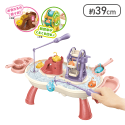 【ピンク】くるくる流れる!ワクワクお魚釣りゲーム