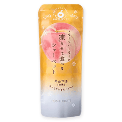 【単品配送不可】フルーツパーラーの凍らせて食べるシャーベット あかつき※賞味期限:2026/12/08