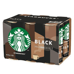 スターバックスMY COFFEE TIMEブラック 6缶パック※賞味期限:2026/12/31