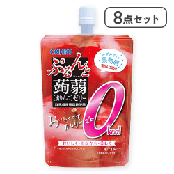 【8点セット】ぷるんと蒟蒻ゼリースタンディング カロリーゼロ 蜜りんご※賞味期限:2027/02/28