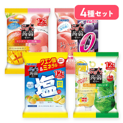 【4種セット】ぷるんと蒟蒻ゼリーパウチ※賞味期限:2026/12/31
