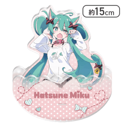 【猫耳Tシャツ】初音ミク BIGスイングアクリルスタンド