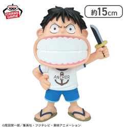 ワンピース おおきなSOFVIMATES モンキー・D・ルフィ おれは遊び半分なんかじゃないっ!!