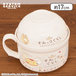 【料理】すみっコぐらし たぬきのまんまるレストラン うつわになる!ふた付きどんぶり