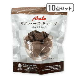 【10点セット】Akaraコロコロ ウエハース バニラ※賞味期限:2027/5/31