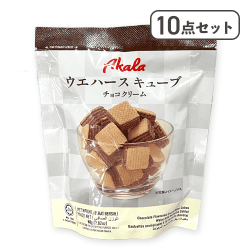 【10点セット】Akaraウエハース キューブ チョコ※賞味期限:2027/5/31