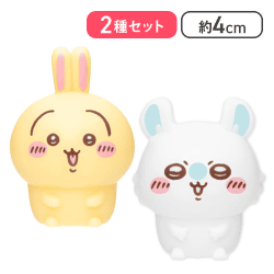 【うさぎ&モモンガ】ちいかわぷかぷかソフビミニフィギュア